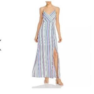 Jack by BB Dakota Maxi Dress Striped Multicolor XS